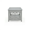 thumbnail image 5 of Alaterre Furniture Coventry 36 in. Coffee Table and End Tables Set of 3, Living Room Furniture Collection with Storage, Gray, 5 of 8