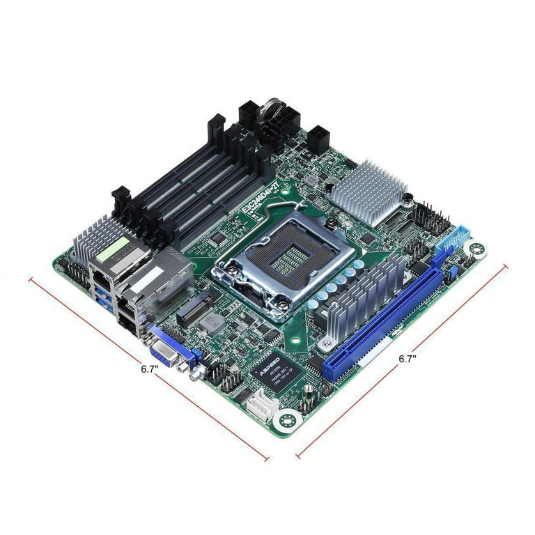 ASRock Rack E3C246D4I-2T Mini-ITX Server Motherboard Intel