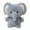 Grey, variant on ZMKIAG 6.3 Inch Cute Stuffed Animal Plush - 1 PCS Soft and Comfortable Sheep, Elephant, Chicken and Panda Plush Dolls for Birthday, Valentine’s Day Gifts and Nursery Decor