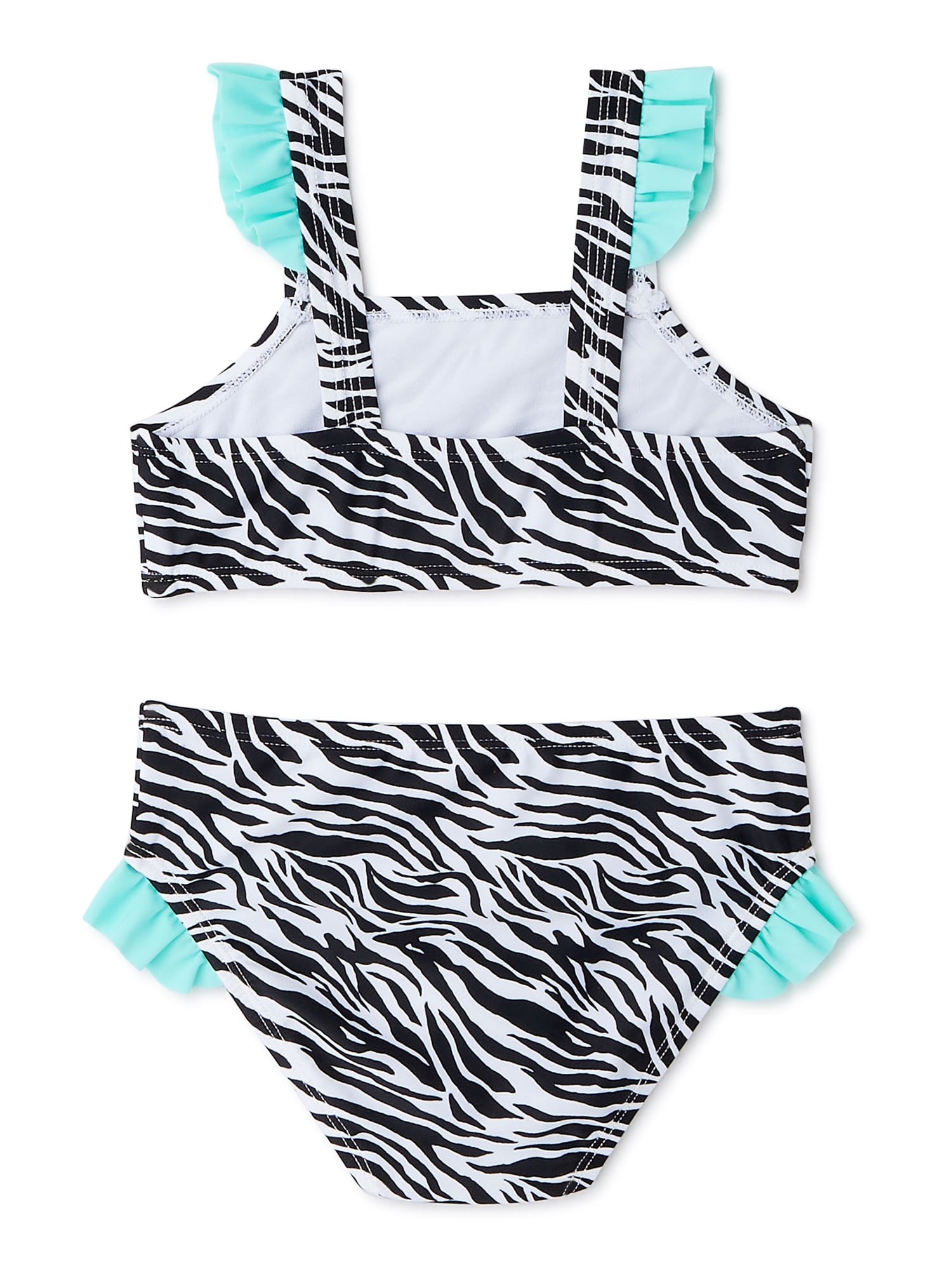 Wonder Nation Baby and Toddler Girl Bikini Swim Set, Sizes 12M-5T