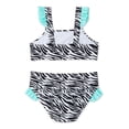 thumbnail image 2 of Wonder Nation Baby and Toddler Girl Bikini Swim Set, Sizes 12M-5T, 2 of 3