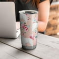 thumbnail image 4 of 20 Oz Great Pyrenees Dog and Flower Coffee Tumbler Double Wall Insulated Stainless Steel Water Bottle | Metal Reusable Thermoses Flask with Cup Cap | Leak & Sweat Proof with Anti-Dust Lid, 4 of 7
