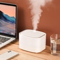 thumbnail image 5 of LACKUST Humidifiers for Bedroom,380ml Portable USB Humidifier, Quiet Travel Humidifier with Oil Diffuser, Night Light, and Auto Off for Baby, Bedroom, Car, Desk,White, 5 of 8