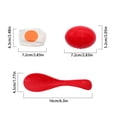 thumbnail image 2 of Spoon Egg Outdoor Game Set - Multiple Colors, Develops Coordination, Ideal for Egg and Spoon Competitions, Fun for All Ages, 2 of 5