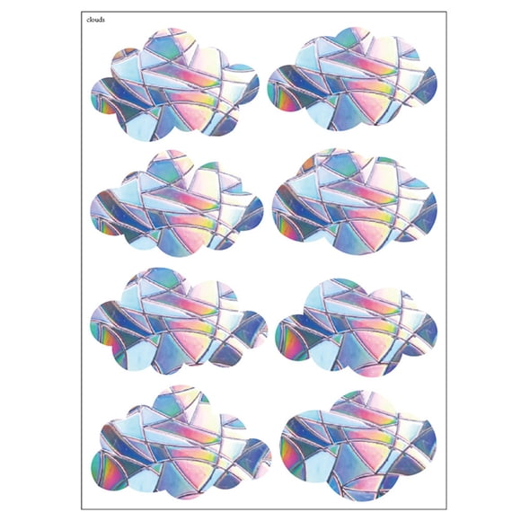 Matsuzay Pegatina de cristal Iris Visual anticolisión DIY arte ventana calcomanía extraíble reutilizable PVC Sun Catcher espejo adhesivo Decoración del hogar