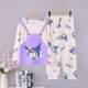 thumbnail image 1 of Pijamas para niños, conjunto de ropa para el hogar de manga larga para niñas de estilo coreano, ropa fina para aire acondicionado para bebés, ropa para niños de primavera y otoño, 1 of 2
