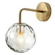 thumbnail image 3 of Inteprter Lámpara de bola de cristal de luz de pared que no deslumbra con accesorios de Base de Metal de Cable decoración del hogar para Iluminación y accesorios, 3 of 6