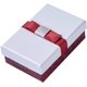 thumbnail image 3 of Juego de 2 cajas para joyas, rectangulares, de cartón kraft relleno de algodón, con lazo., 3 of 4