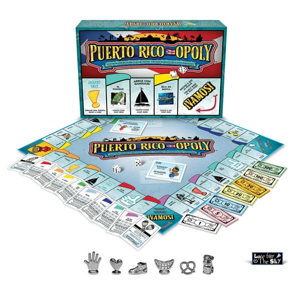 Late For The Sky: Puerto Rico-opoly- Classic Board Game with a Puerto-Rico Twist, 2-6 Players