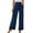 a-Blue, variant on QHFBli Womens Wide Leg Lounge Pants with Pockets Lightweight High Waisted Adjustable Tie Knot Loose Trousers