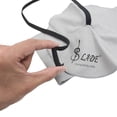 thumbnail image 2 of Gray Saxophone Bore Cleaning Cloth - Ultra-Soft Microfiber Material with Dual-End Ropes and Metal Pendants, 66cm/26.0in & 93.5cm/36.8in String Length, Strong Absorption & Durability, Scratch-Free, 2 of 7