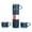 1Set Blue, variant on Portable Vacuum Bottle Vacuum Insulated Beverage Infuser Bottle, Vacuum Insulated Jug for School Car Sport Office Biking , 1Set Gray