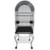 YML 600ABLK 20-Inch Dometop Parrot Cage with Stand