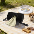 thumbnail image 6 of Dog Poop Bag Holder for Leash, Large Opening for Easy Pull Out, Doggy Poo Bag Dispenser with Used Waste Bag Carrier Suitable for Any Retractable Leash (Black), 6 of 9