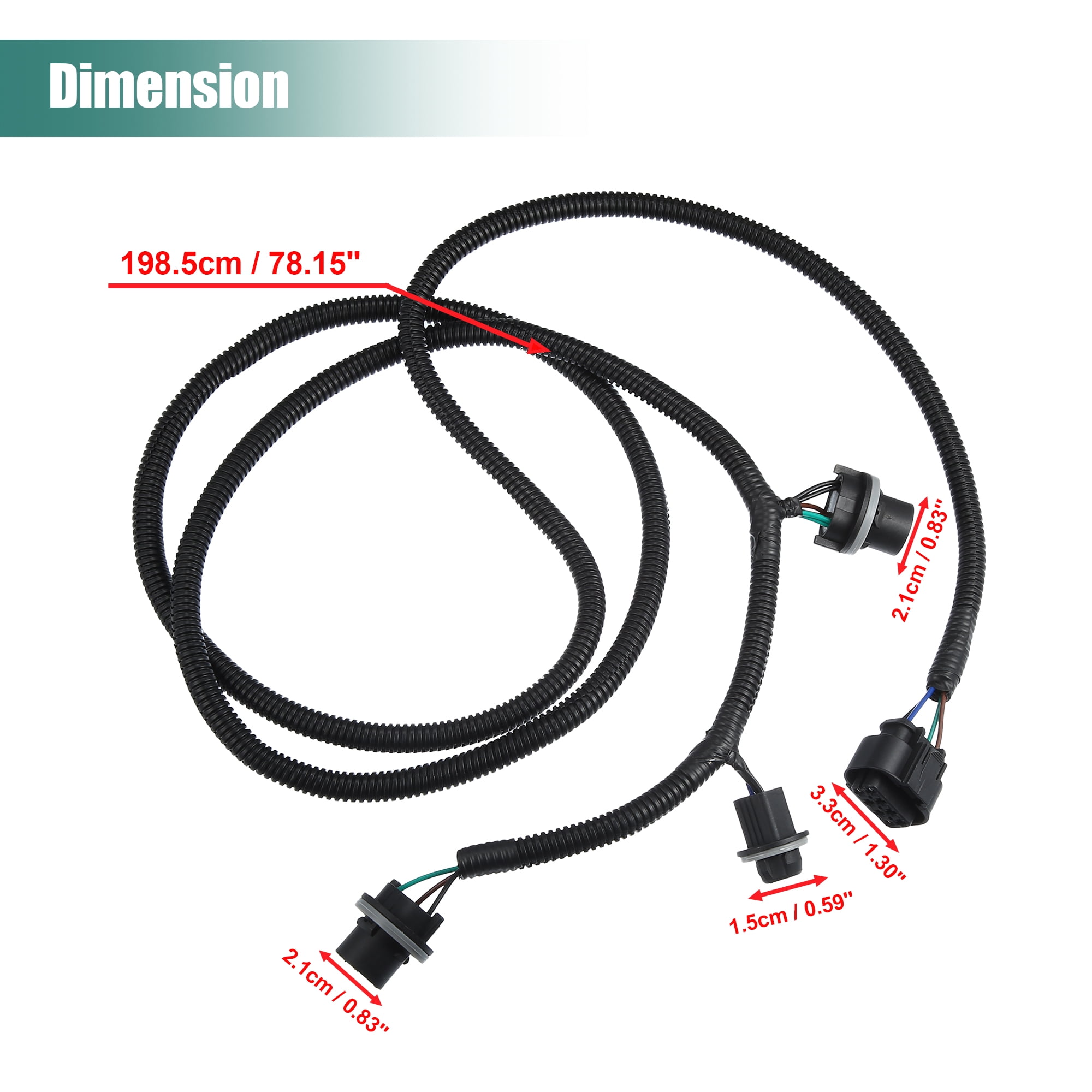 Unique Bargains Tail Light Wiring Harness for Chevy Silverado 1500 2014-2015
