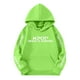 thumbnail image 4 of Moonsky Sudadera con capucha y cordón HUNTRX, estampado de grupo de chicas coreanas, jersey corto, suave y cómodo, top de manga larga para primavera y otoño. Verde fluorescente 130, 4 of 4