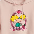 thumbnail image 3 of Hey Arnold! - Valentine's My Love - Juniors Cropped Pullover Hoodie, 3 of 5