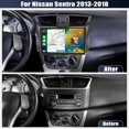 thumbnail image 2 of [2+64G] Android 13 Car Stereo for Nissan Sentra 2013-2018 with Wireless Carplay&Android Auto,10.1 Inch Touch Screen Car Radio with Mirror Link GPS WiFi Bluetooth FM/RDS HiFi+Backup Camera, 2 of 8
