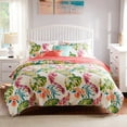 thumbnail image 5 of Greenland Home Fashions Tropics Coastal Paradise Quilt Set, 2-Piece Twin, Punch, 5 of 5
