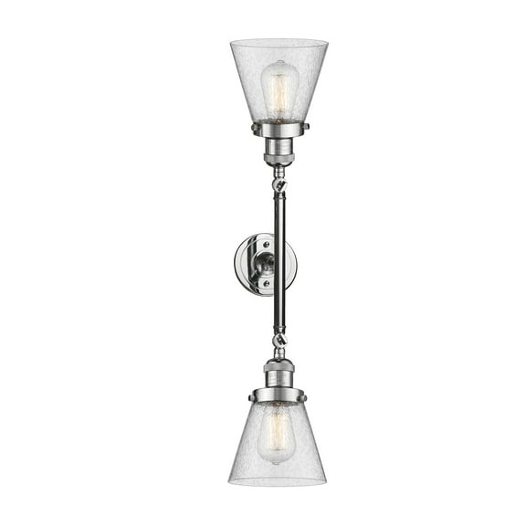 Innovations Lighting 208L Small Cone Small Cone 2 Light 23" Wide Bathroom Vanity Light -