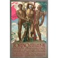 thumbnail image 3 of Adolfo De Carolis 11x14 Black Modern Framed Museum Art Print Titled - Turin, 1911 (1911), 3 of 5