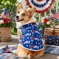 thumbnail image 5 of Yhmxh American Flag Striped Star Dog Vest, Breathable Mesh Sleeveless Pet T-Shirt, Patriotic USA Themed Puppy Clothes for Independence Day, Summer Daily Walking and Holiday Party Dress Up, 5 of 7