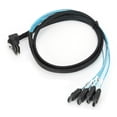 thumbnail image 1 of Hardware de cable Mini SAS 36PIN 90 grados a disco duro interno 4SATA H0206 1 metro, 1 of 8