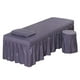 thumbnail image 1 of Juego de de SPA Ropa de Cama - Smoky -L Baoblaze Hoja de cenefa de mesa de masaje, 1 of 8