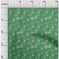 thumbnail image 2 of oneOone Viscose Jersey Green Fabric Floral Diy Clothing Quilting Fabric Print Fabric By Yard 60 Inch Wide, 2 of 5