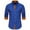 Blue, variant on Mens Shirts Casual,Mens Casual Shirts,Men Casual Patchwork Button Long Sleeve Turndown Collar Blouse Shirt,Shirt for Men