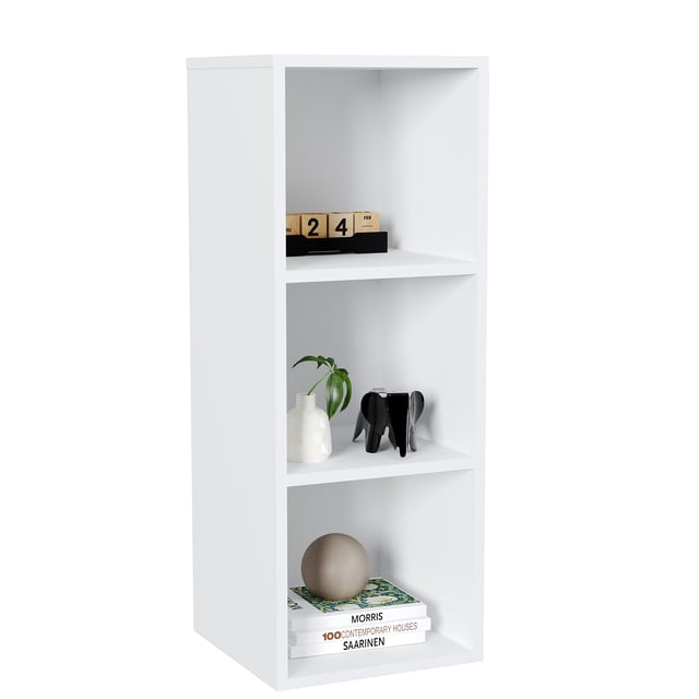 Librero organizador MORU NOVA Blanco librero minimalista estante modular Mueble organizador multiusos