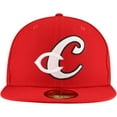 thumbnail image 2 of Men's New Era Red Cincinnati Reds  Duo Logo 2.0 59FIFTY Fitted Hat, 2 of 6