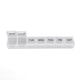 thumbnail image 1 of 7 Compartments Weekly Medicine Box 7 Day Medicine Case Travel Portable Weekly Tablet Organizer Visible Daily Vitamin Case White, 1 of 5