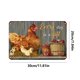 thumbnail image 2 of Hierro Vintage Placa de metal Pollos Pintura rectangular Arte de la pared Decoración de la barra 30x20cm, 2 of 9
