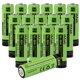 thumbnail image 1 of Batería iMAH HR6 AA 1,2 V 1300 mAh Ni-MH recargable, paquete de 16, 1 of 9