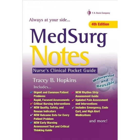 Medsurg Notes : Nurse's Clinical Pocket Guide