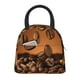 thumbnail image 1 of Easygdp Coffee Beans Bolsa de Almuerzo Insulada Grande, Forro de Aluminio, Diseño Espacioso, a Prueba de Fugas, Ideal para Trabajo, Picnics, Viajes y Actividades al Aire Libre, 1 of 6