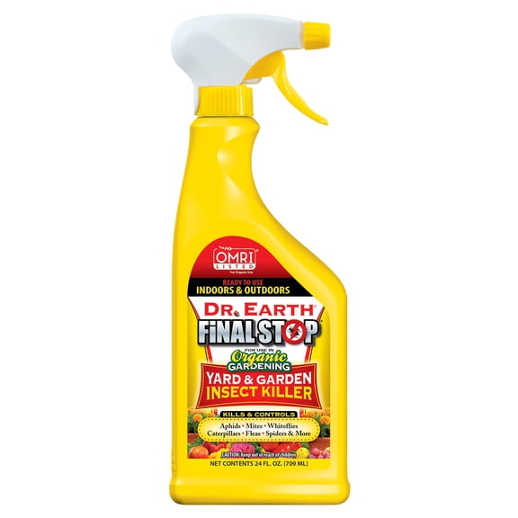 Dr. Earth Organic & Natural Final Stop Yard & Garden Insect Killer, 24 oz RTU