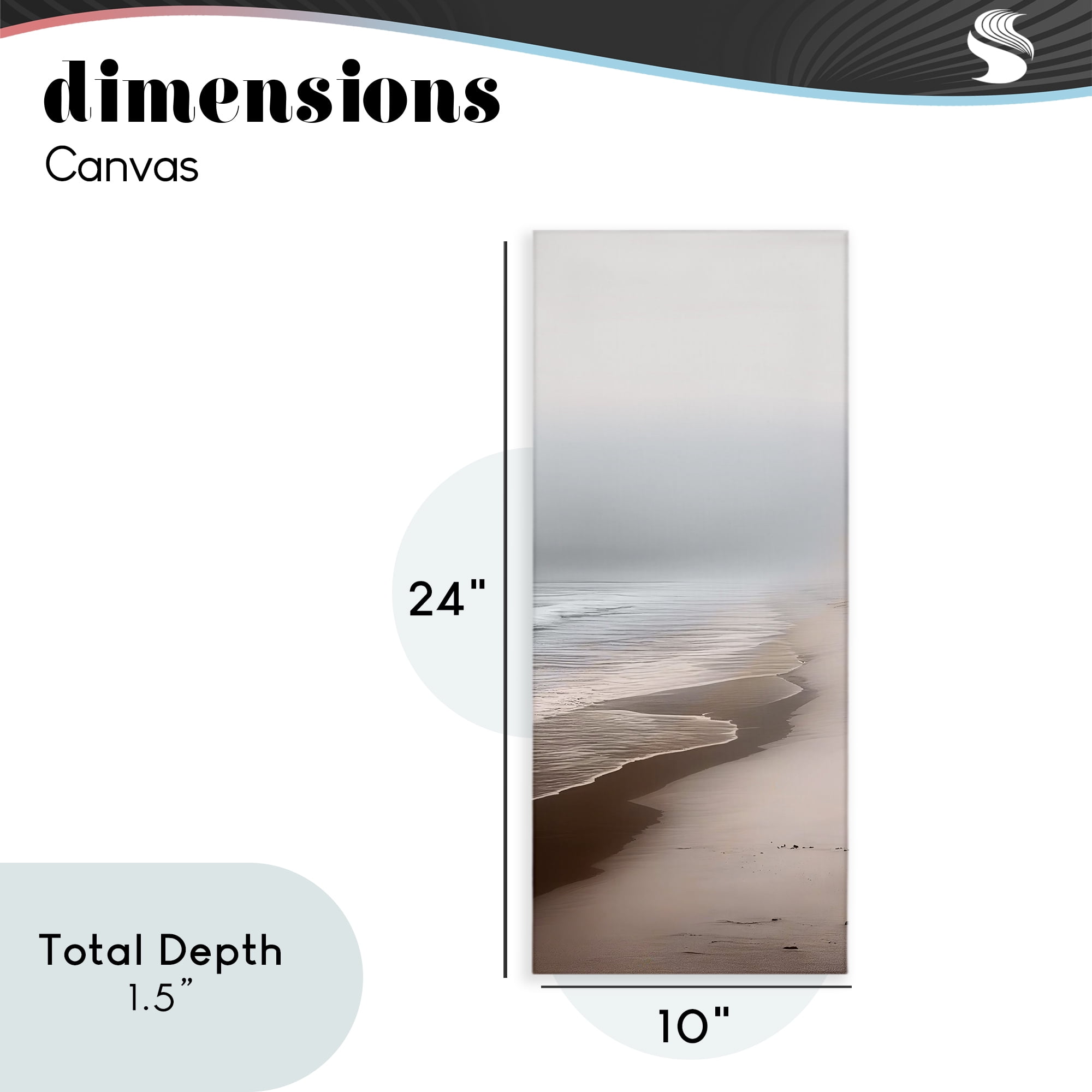 Take Me Down To Sea Again Canvas Wall Art, design by Sasha