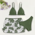 thumbnail image 2 of Bigetiay Girls 2 Piece Swimwear Tropical Print Bikini Set with Cover up Skirts, Size 4-5 Years, 2 of 6