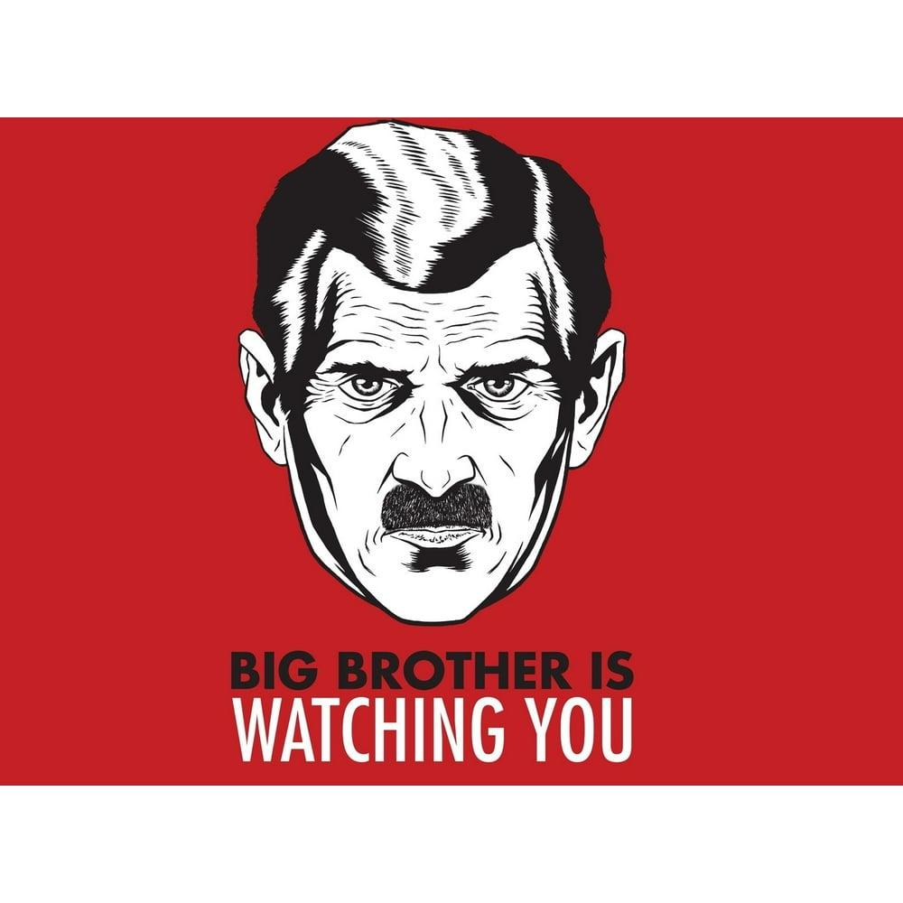 Acrylic Face Mounted Prints Big Brother Is Watching You Glossy Poster 1984 Movie Funny Lol Print Acrylic Face Mounted Prints Big Brother Is Watching You Glossy Poster 1984 Movie Funny Lol Print