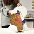 thumbnail image 5 of GZHJMY Thanksgiving Turkey Bird Pilgrim Hat Kitchen Dish Towel Set, Drying Kitchen Towels Tea Towels Gift Set for Drying Cleaning Cooking Baking 4Pcs, 5 of 6