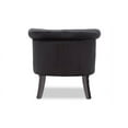 thumbnail image 5 of Skyline Decor Black Velvet Fabric Upholstered Vanity Accent Chair, 5 of 6