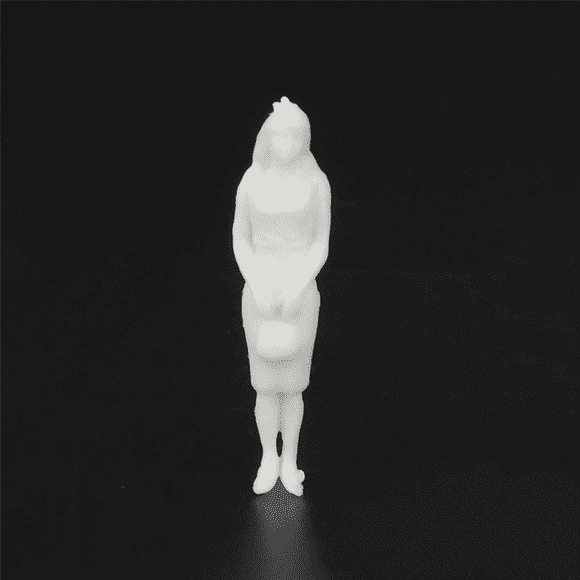 1:50 White Figures Architectural Model Human Scale HO Model Plastic Peoples,20 Pieces,20 x white model figure,White