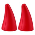 thumbnail image 4 of ColoMX 2 piezas Auto Elasticity 3D Devil Horns Sticker Bumper Decor Dispositivo anticolisión, 4 of 7