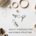 thumbnail image 3 of 30 Pcs Stainless Steel Small Curtain Clips With Hook Heavy-duty Hanging Clamps For Photos Bedroom Bathroom Home Decoration Outdoor Party Wire Holder, 3 of 3