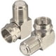 thumbnail image 3 of Conector de ángulo recto LIUYMXG para cable coaxial hembra a macho Tipo F paquete de 10, 3 of 5
