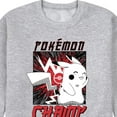 thumbnail image 3 of Pokémon - Pokémon Champ - Men's Crew Neck Fleece Pullover, 3 of 5