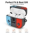 thumbnail image 3 of V-MORO AirPods Pro Charging Case - Red Soft Cover w/ Keychain, Wireless Compatible, 3 of 7
