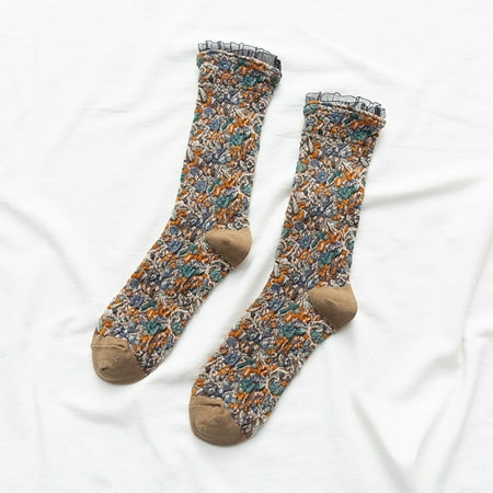 

ERTUTUYI Womens To Keep Warm Sock Anaglyph Restoring Ancient Ways Lightweight Cotton Socks A